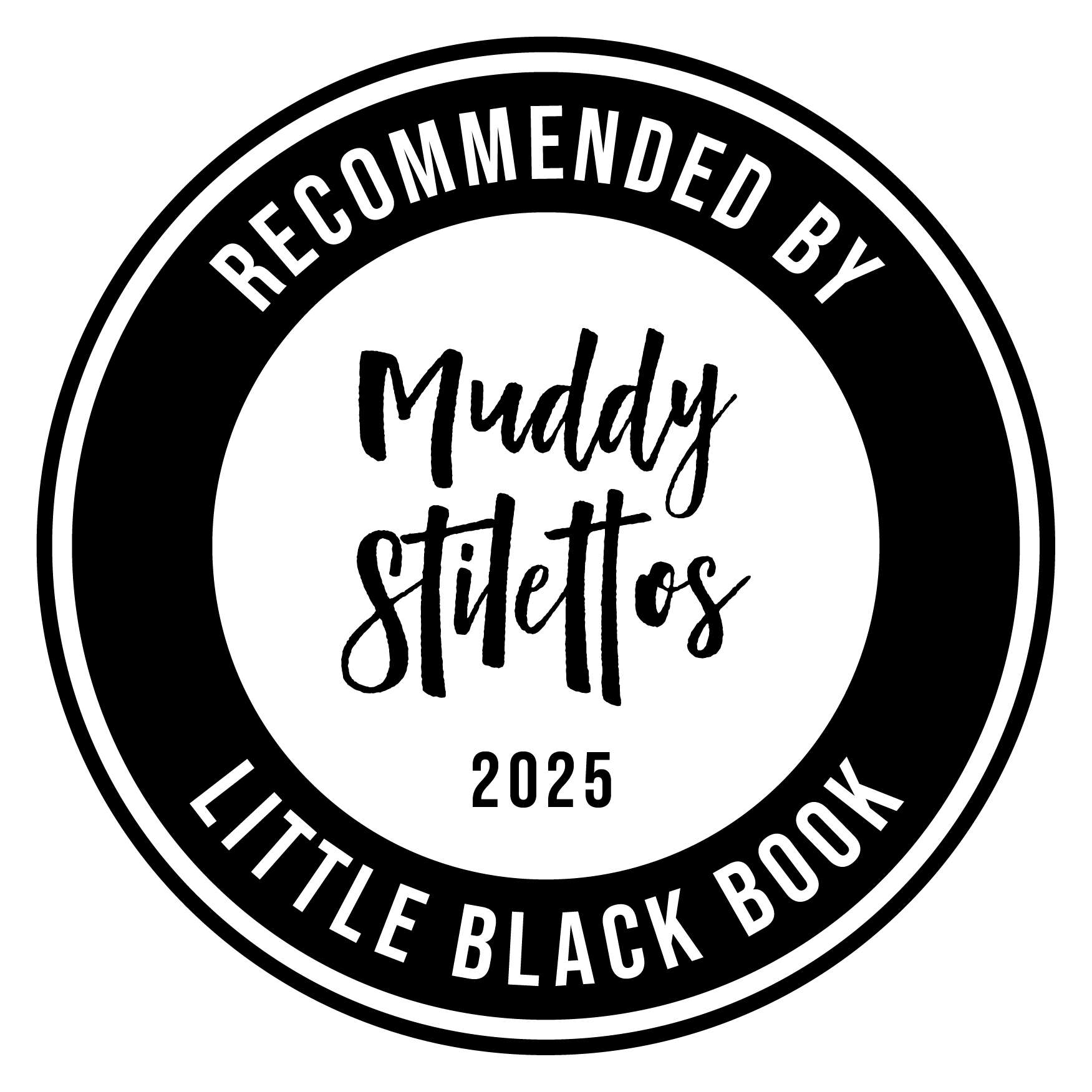 Recommended by Muddy Stilettos Little Black Book